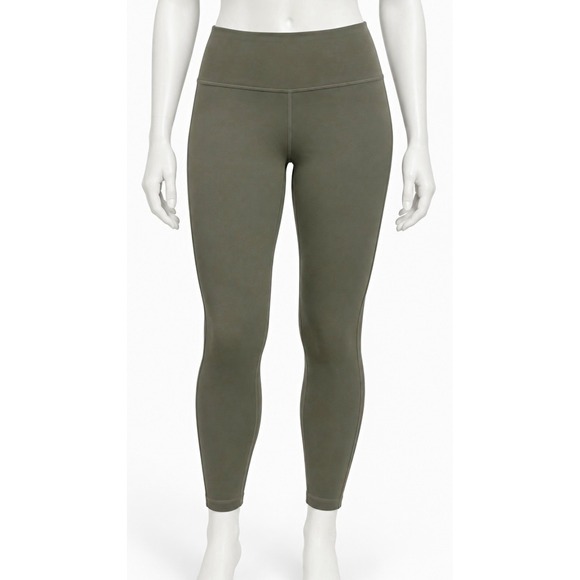 lululemon athletica Pants - LULULEMON Align Low-Rise Pant 25 Leggings Size 8 Green Lycra Stretch Yoga Sage
